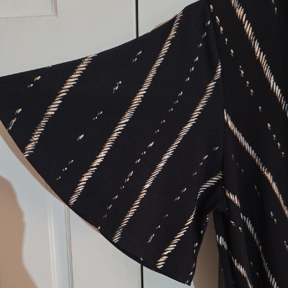 H&M Chic Striped Midi Dress - Picture 7 of 8
